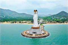 世界上最高的海上观音像 南山海上观音像